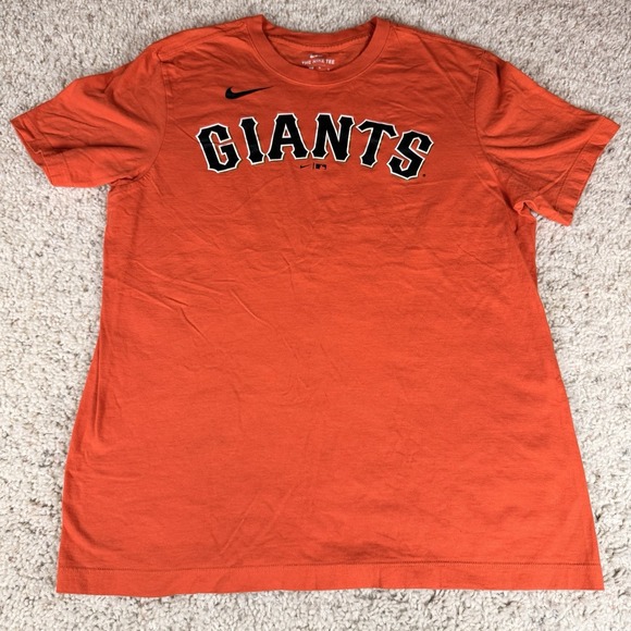 Nike San Francisco Giants T-Shirt Men's Size Medium Orange Excellent Condition! - Picture 1 of 5